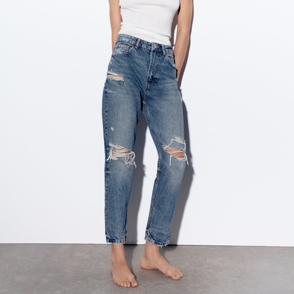 Zara Classic Mom Fit Jeans